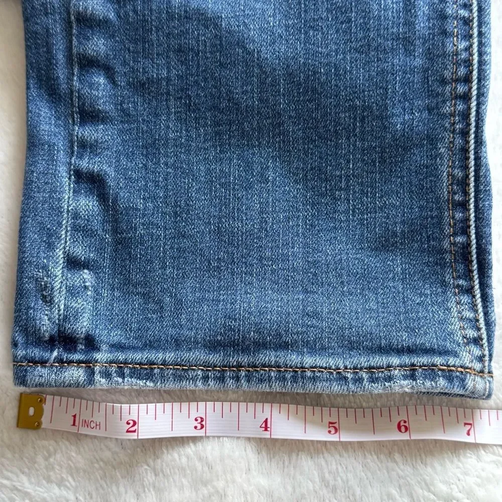J. Crew Sutton straight-fit distressed jean men’s 33x30
